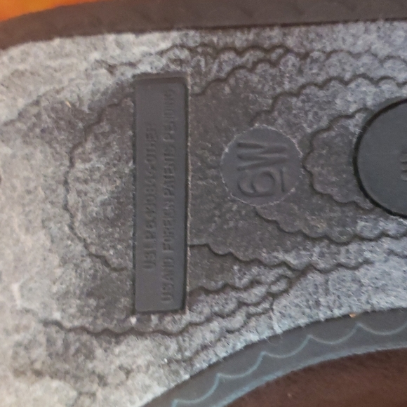 Brown Slide On Flats Size 6 American Eagle Shoes With Bows - Picture 11 of 11